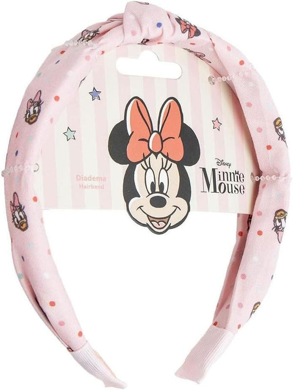 Disney Minnie Mouse Pink Hair Band with Ears and Bow, 1 Piece
