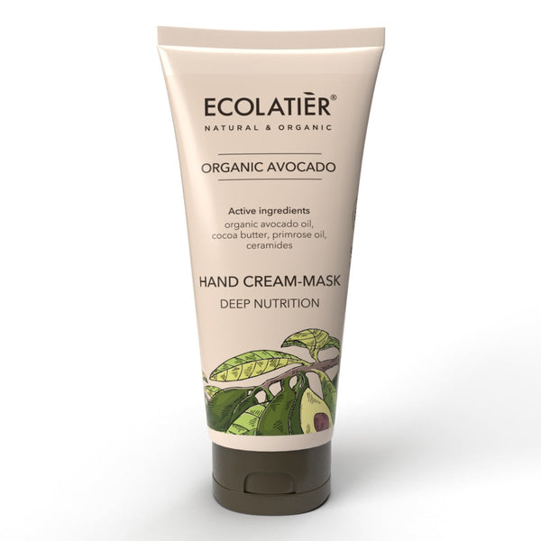 Ecolatier Hand Cream and Mask Organic Avocado Deep Nourishment 100ml