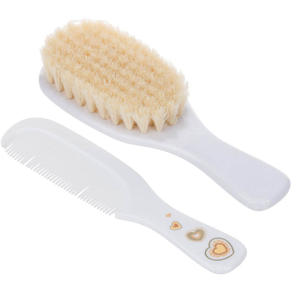 Canpol Baby Brush and Comb Newborn Soft Natural Hair BPA-Free