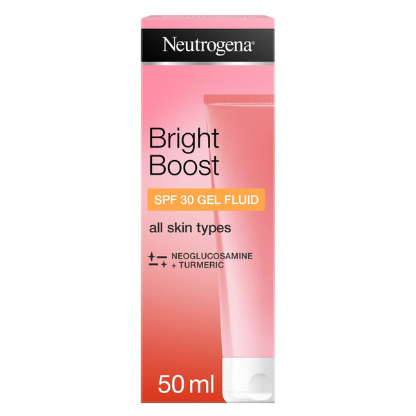 Neutrogena Bright Boost Gel Fluid SPF 30 with Neoglucosamine, Vitamins C & E, 50ml
