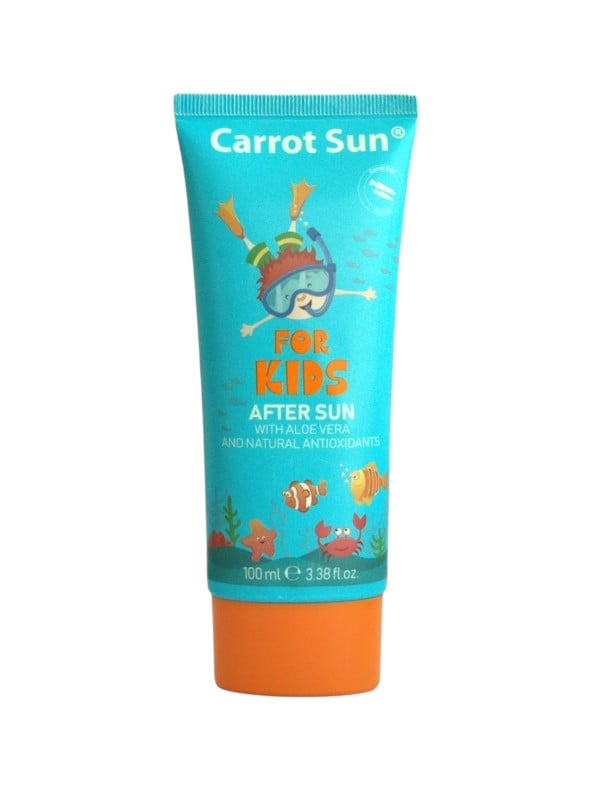 Carrot Sun After Sun Moisturizing Gel 5% Aloe Vera Cooling Care for Kids