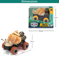 Little Story Snail Car Remote Control Kids Toy, 2-Channel, Brown, Age 3+