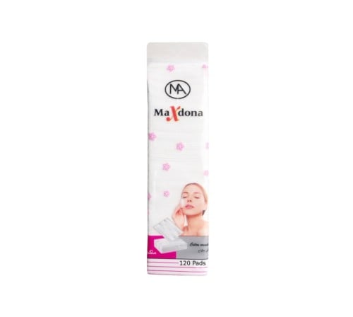 Max Donna Makeup Cotton Pads Soft Cosmetic Pads, 120 Pieces