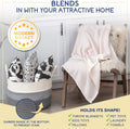 Little Story Cotton Rope Diaper Caddy XL Nursery Storage Basket, Ivory