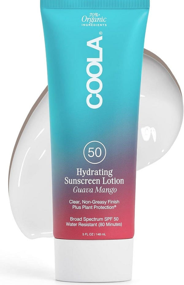 Coola SPF 50 Body Sunscreen Lotion Broad Spectrum Guava Mango 148 ml