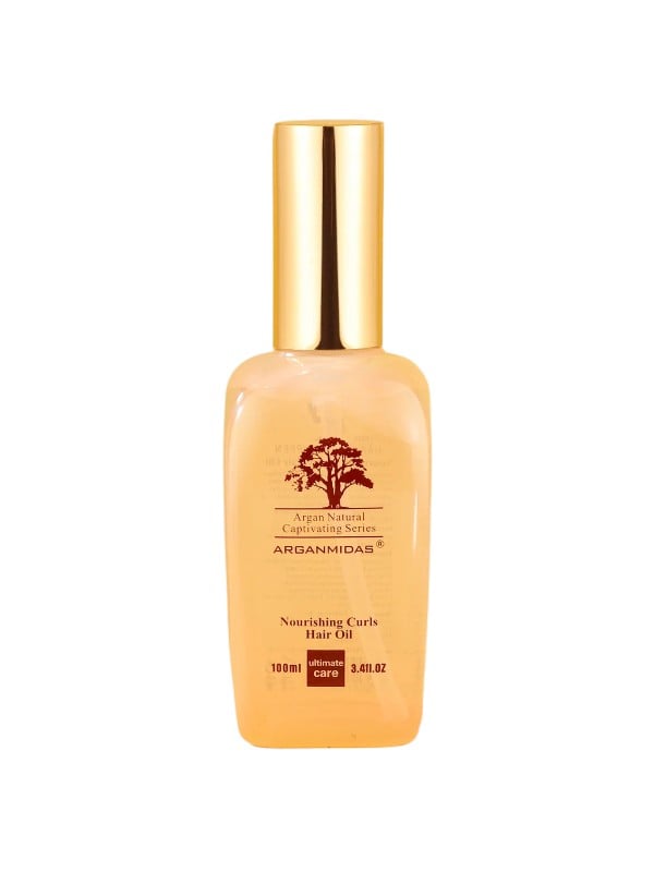 Arganmidas Nourishing Curls Hair Oil Lightweight Argan Oil Vitamin E Shea Butter 100 ml