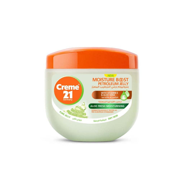 Creme 21 Moisture Boost Petroleum Jelly Cream Aloe Vera Vitamin E 300 ml