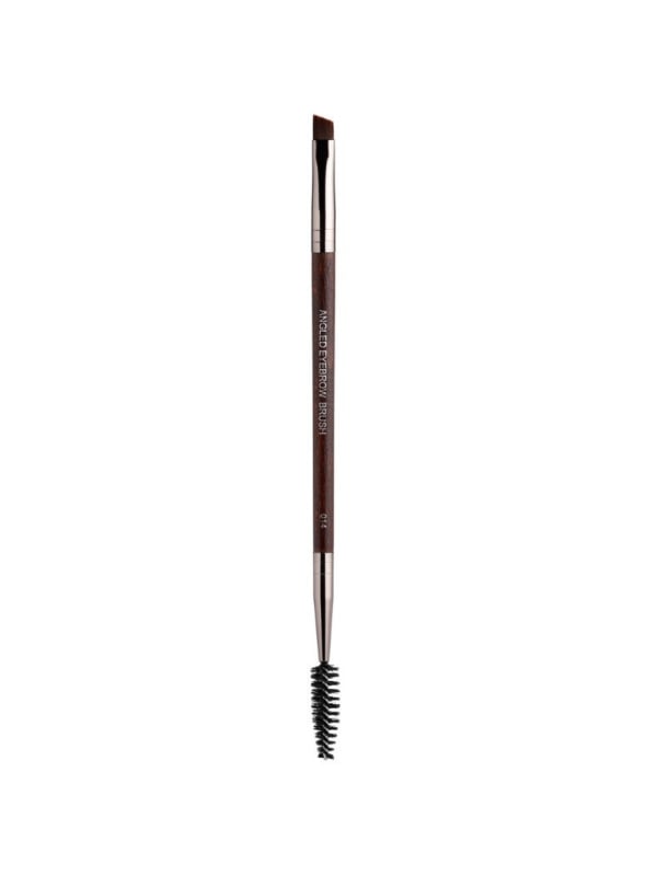 Bogenia Professional Double-Ended Eyebrow Brush BG200.014 Synthetic Fibers Wooden Handle