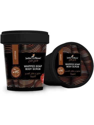 Jardin d'Oleane Coffee Soap and Body Scrub, Glycerin and Argan Oil, 500 g