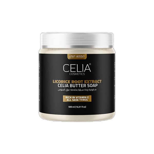 Celia Butter Soap with Liquorice Root Extract Moisturizing Body Soap 500 g