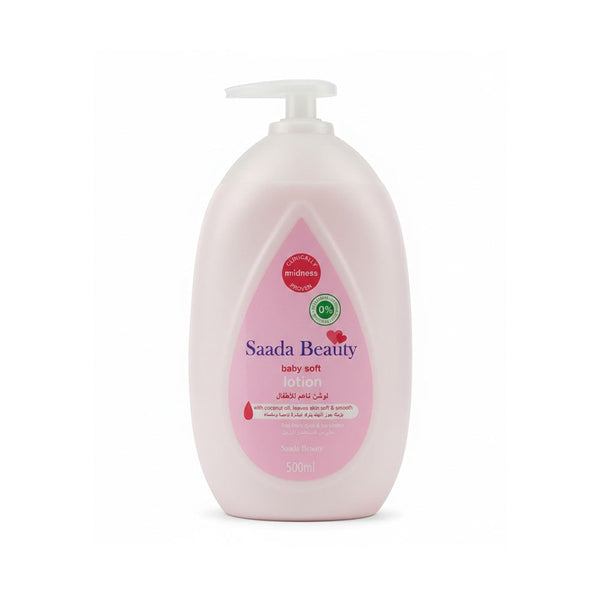 Saada Beauty Baby Soft Lotion with Coconut Oil Moisturizer 500ml