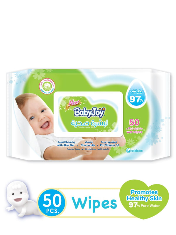 Baby Joy Healthy Skin Wet Wipes for Sensitive Baby Skin