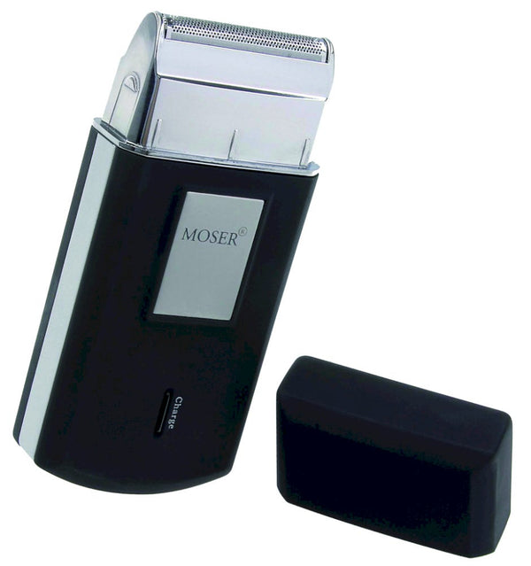 Moser Cordless Mobile Shaver 3615-0052 Black, Stainless Steel Foil, 45-Minute Runtime