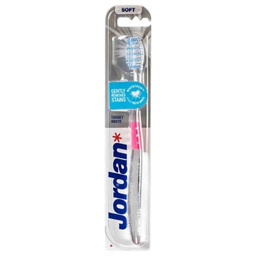 Jordan Soft Toothbrush for Teeth and Gums Dual-Action Bristles