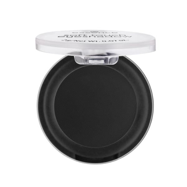 Essence Cosmetics Soft Touch Eyeshadow Velvety Finish Vitamin E Pitch Black Shade 06
