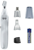 Wahl Ear, Nose & Brow 3-in-1 Water-Resistant Trimmer, 3 Cutting Heads, 5545-2416