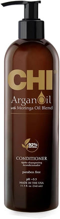 CHI Argan & Moringa Hair Conditioner Moisturizing and Detangling Formula 340ml