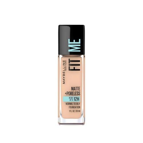 Maybelline Fit Me Matte Poreless Liquid Foundation Natural Matte Shine Control 125 Nude Beige