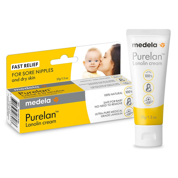 Medela Purelan Lanolin Cream, 100% Pure Lanolin, Fragrance-Free