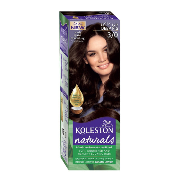 Koleston Natural 3/0 Dark Brown Hair Dye Tube, Long-Lasting Color