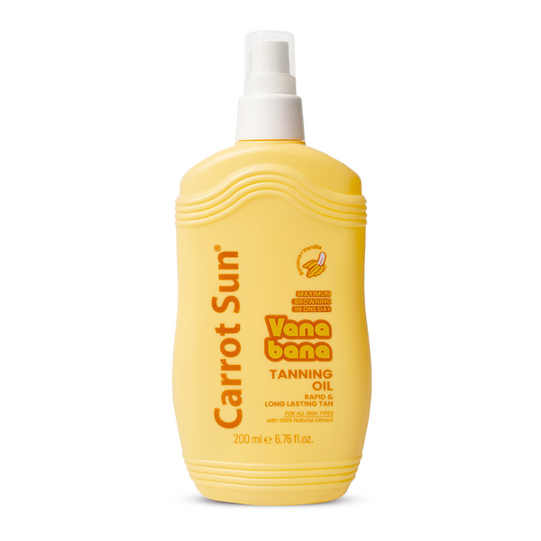 Carrot Sun Pina Banana Tanning Oil Banana Vanilla Scent