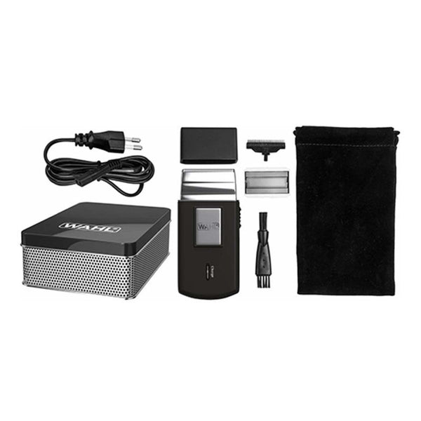 Wahl Travel Shaver 3615-1027 Rechargeable Wet & Dry Electric Shaver with Stainless Steel Blades