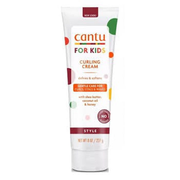 Cantu Curling Cream for Kids Shea Butter Coconut Oil Honey Frizz Control