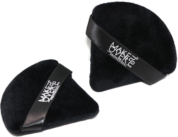 Makeover22 Triangle Powder Puff Sponges Soft Makeup Applicators 2 Pieces