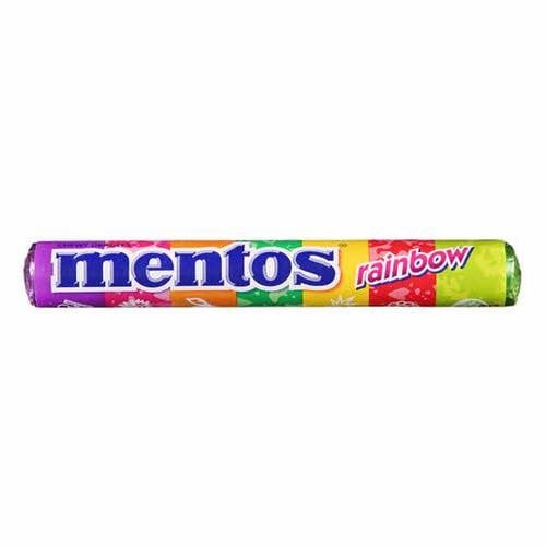 Mentos Rainbow Fruit-Flavored Candy, 37 g