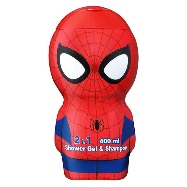 Air Val Spiderman 2D Shower Gel and Shampoo Gel 2-in-1 400 ml