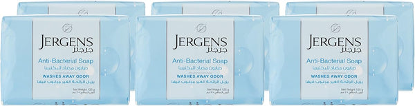 Jergens Cleansing Soap Bars Moisturizing Formula 6 x 125 g