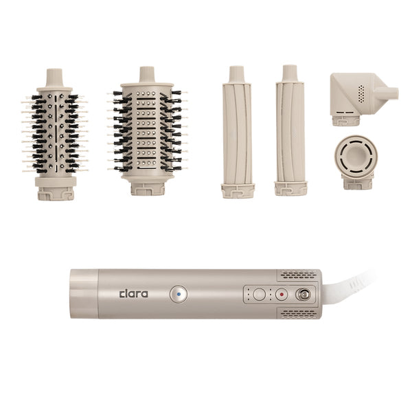 Clara Hair Multistyler 6-in-1 Ionic Air Styler with 6 Attachments, 1500W
