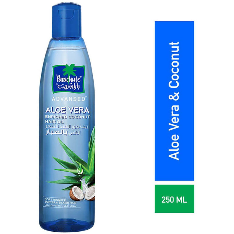 Parachute Advanced Aloe Vera Coconut Hair Oil Liquid Silicone-Free 250 ml
