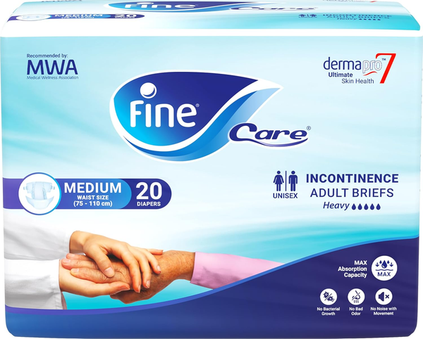 Fine Care Adult Diapers Medium Size 20 Pieces
