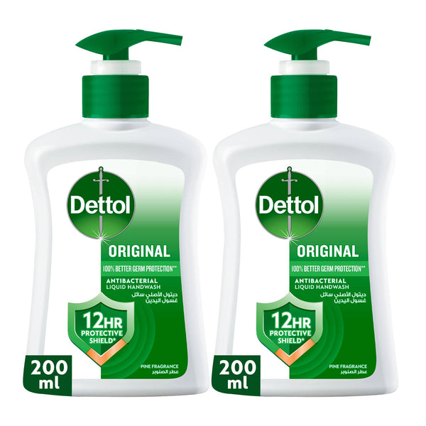 Dettol Original Liquid Handwash Pine Scent 200ml x 2