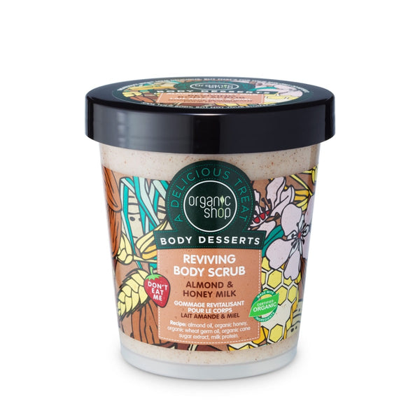 Organic Shop Reviving Body Scrub Almond & Honey 400ml