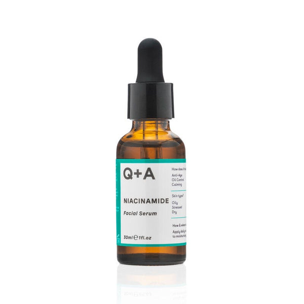 Q+A Niacinamide Facial Serum Lightweight Radiance Formula All Skin Types 30ml