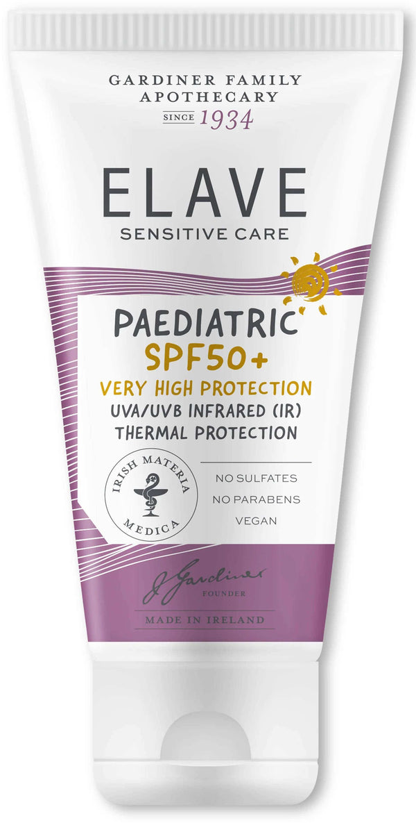 Elave Sensitive Paediatric SPF 50+ Sunscreen Lotion, Water Resistant UVA/UVB, 200 mL