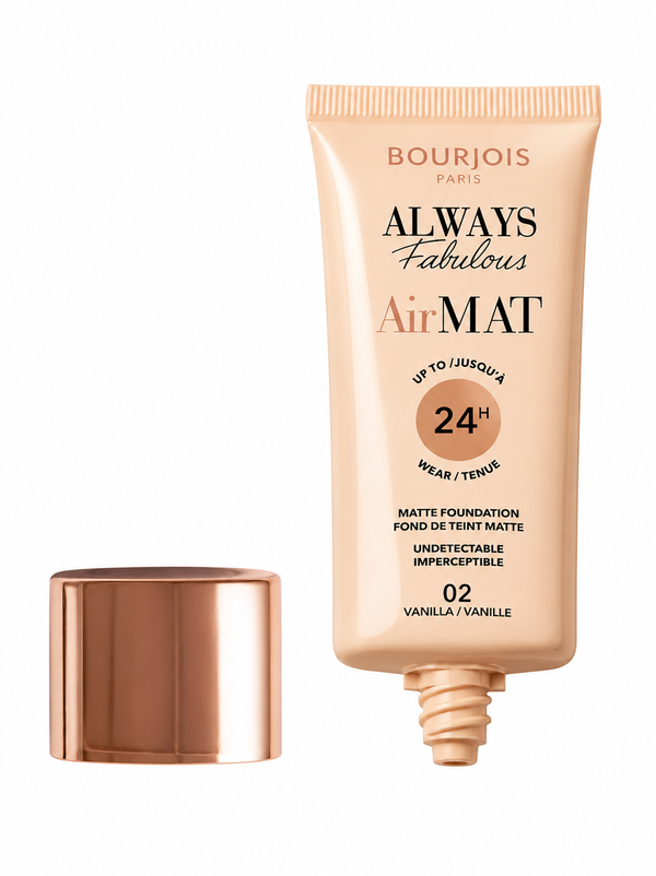 Bourjois Always Fabulous Air Mat Matte Foundation Full Coverage Vanilla 02