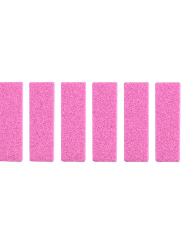 Salon System Nail Buffer Blocks, 6 Pieces, Assorted Colors