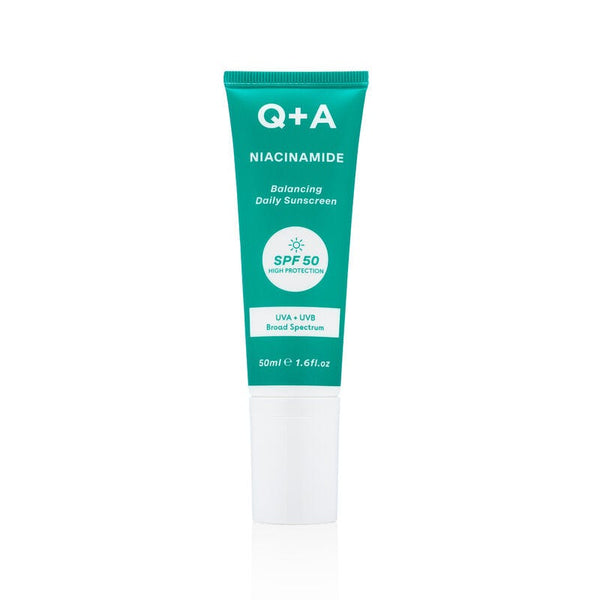 Q+A Niacinamide SPF 50 Sunscreen Cream 30ml