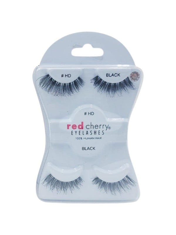 Red Cherry Decorative False Eyelashes Black #HD 2 Pairs