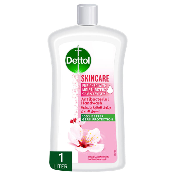Dettol Skincare Hand Wash Liquid Glycerin Fresh Scent 1000ml