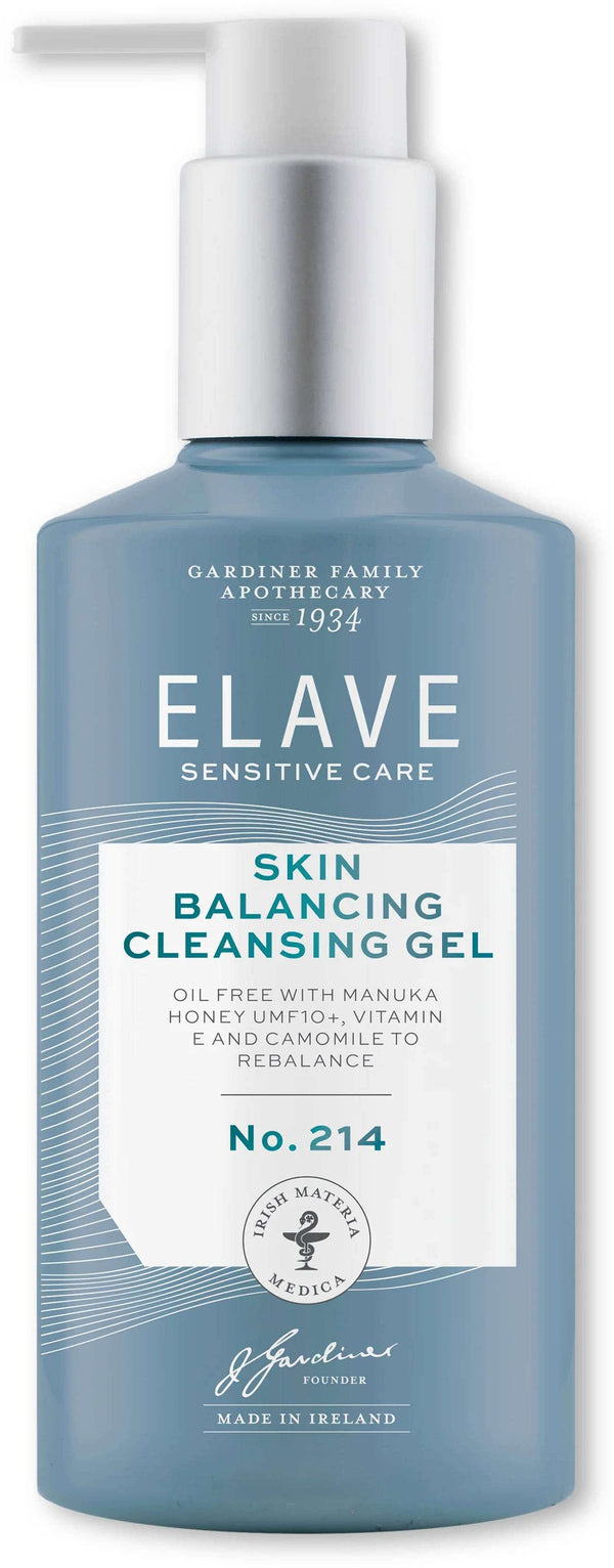Elave Sensitive Skin Balancing Cleansing Gel, Manuka Honey and Chamomile, 200 mL