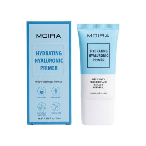 Moira Hyaluronic Acid Hydrating Face Primer Lightweight Radiant Finish Shade 006