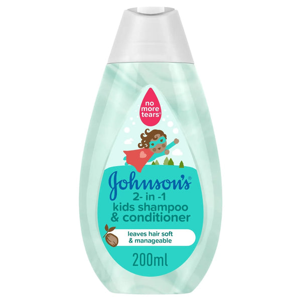 Johnson's 2-in-1 Kids Shampoo & Conditioner Gentle Formula 200 ml