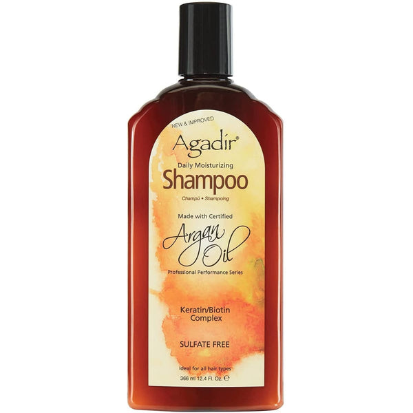 Agadir Argan Oil Daily Moisturizing Shampoo Sulfate-Free Vitamin E Omega 6 & 9 366 ml