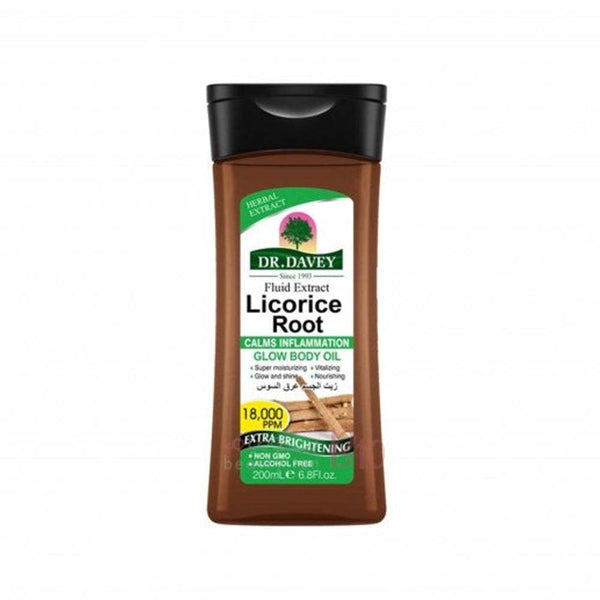 Dr. Davey Licorice Root Extract Body Oil Moisturizing Formula 200 ml