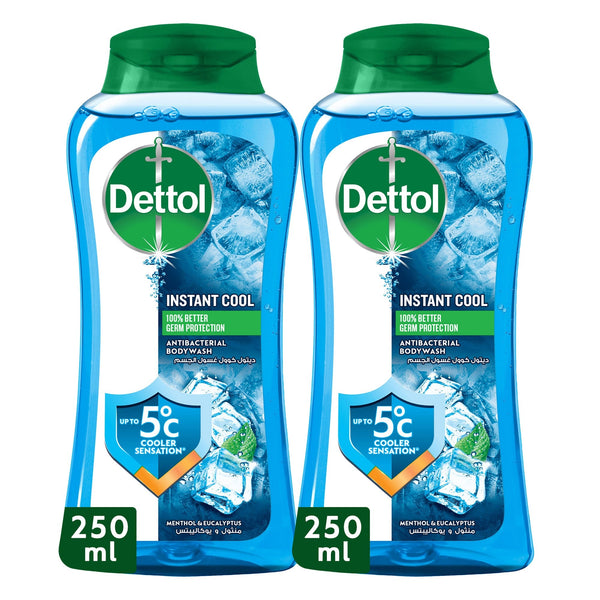 Dettol Cool Body Wash Menthol Formula Fresh Finish