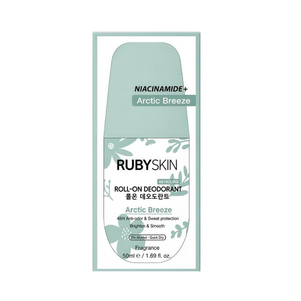 Ruby Skin Arctic Breeze Deodorant Roll-On with Niacinamide